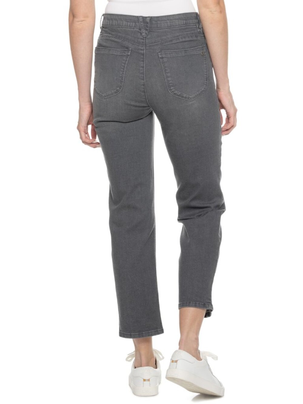 Democracy Grey AbSolution Seamed Straight Jeans - High Rise - Picture 2 of 2